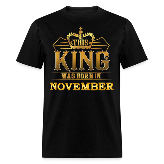 NOVEMBER KING SHIRT (WITHOUT DATE) - black
