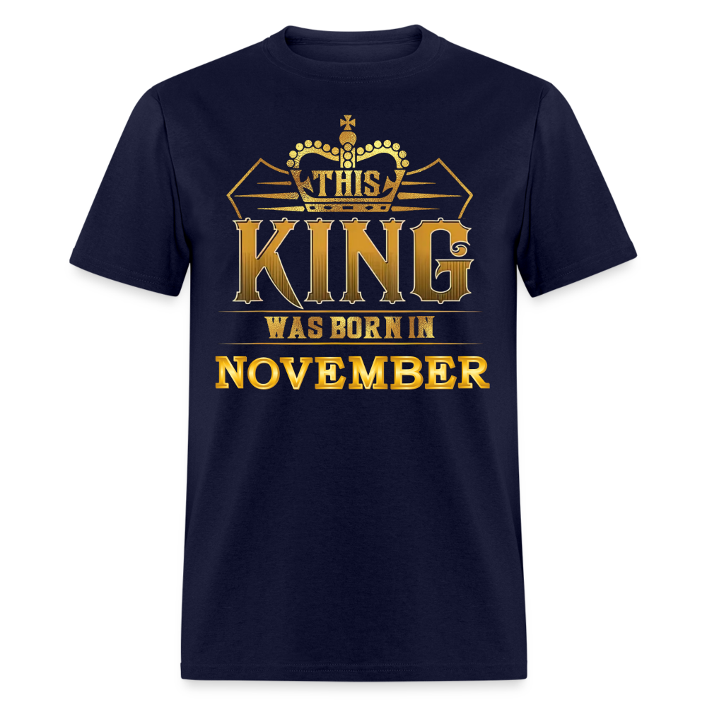NOVEMBER KING SHIRT (WITHOUT DATE) - navy