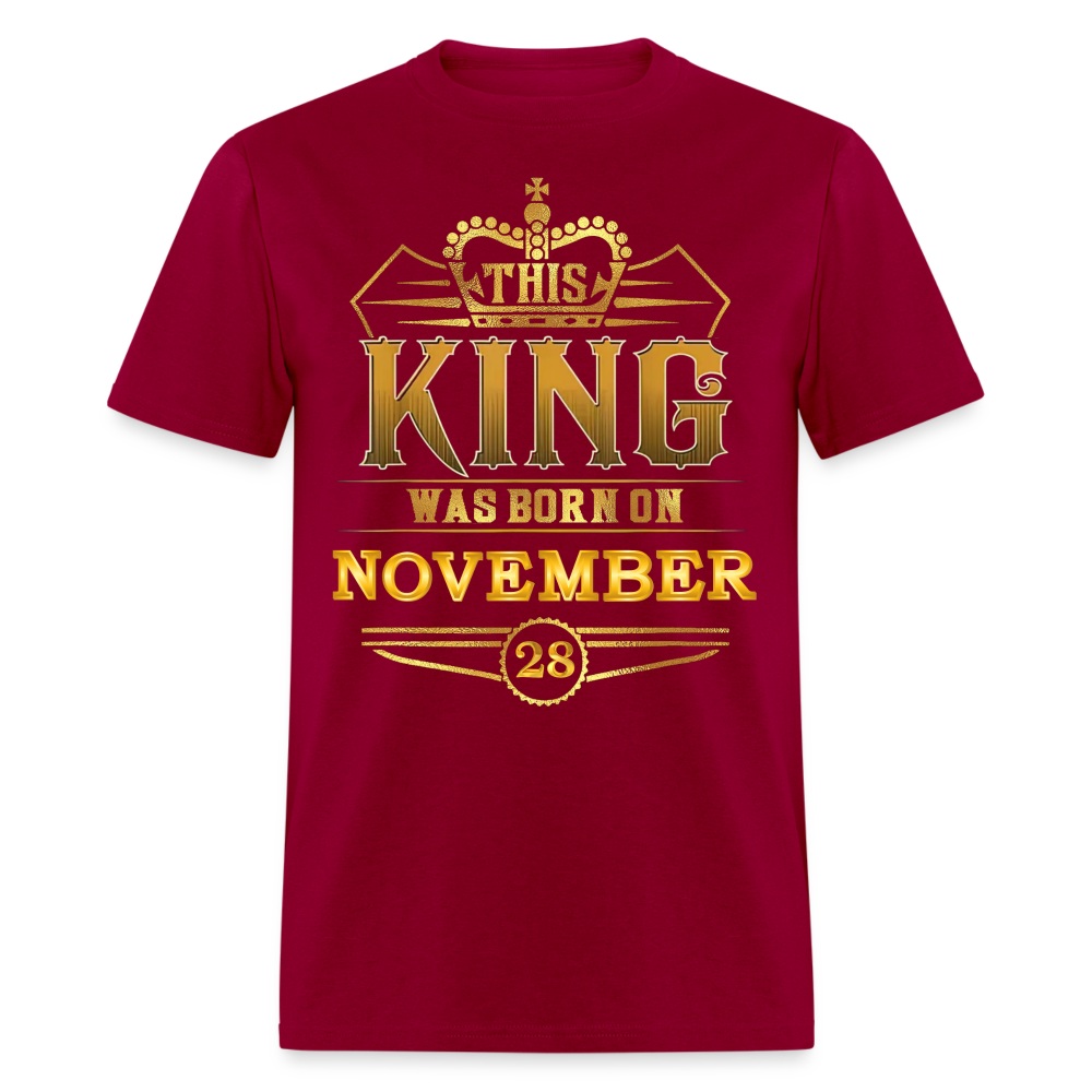 28TH NOVEMBER KING SHIRT - dark red