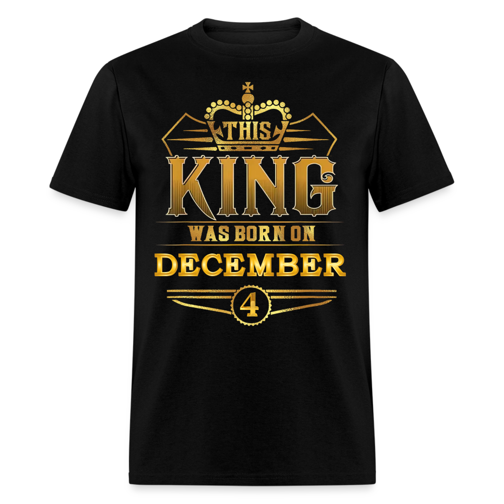KING 4TH DECEMBER - black