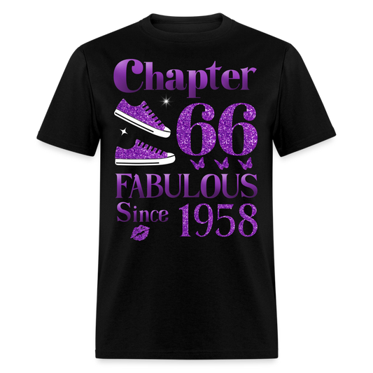 CHAPTER 66-1958 UNISEX SHIRT - black
