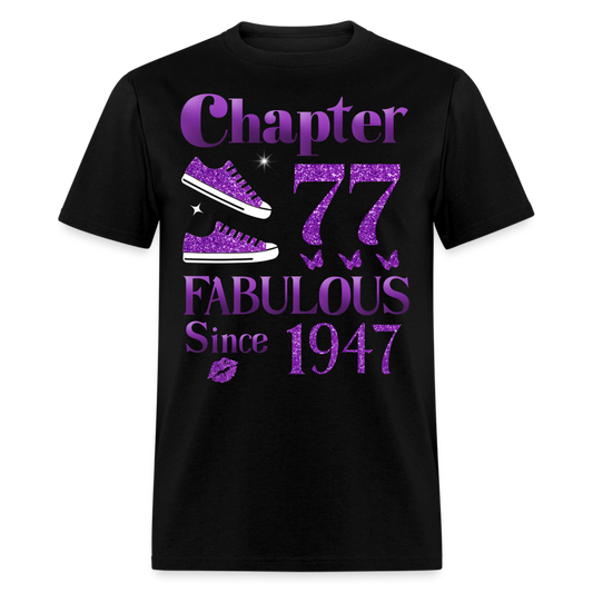 CHAPTER 77-1947 UNISEX SHIRT - black