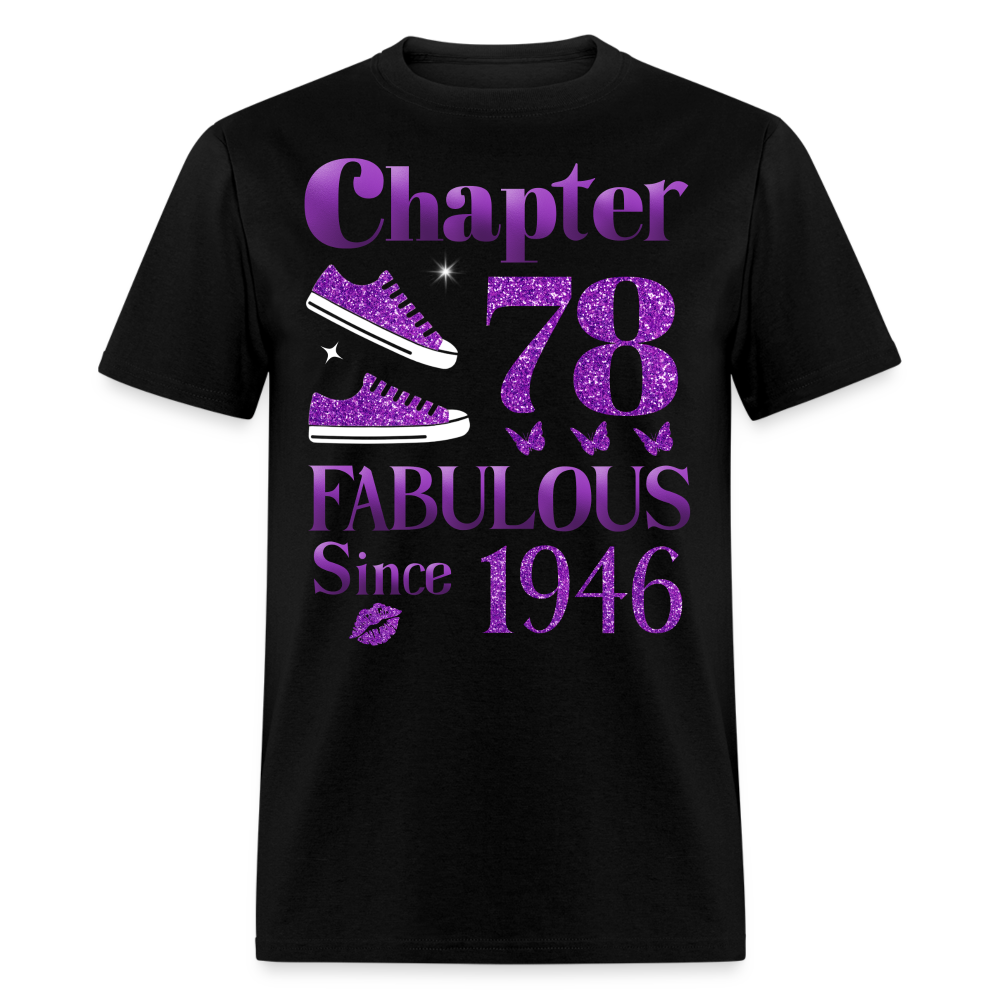 CHAPTER 78-1946 UNISEX SHIRT - black