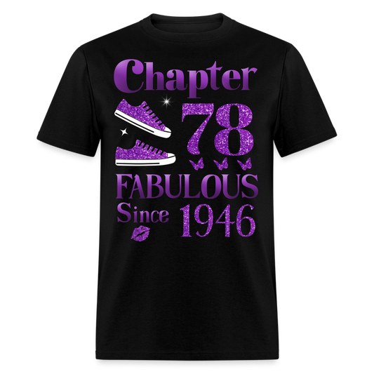 CHAPTER 78-1946 UNISEX SHIRT - black