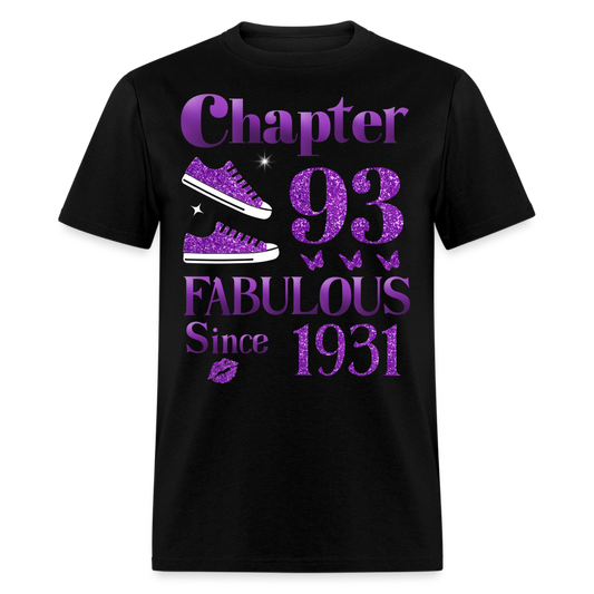 CHAPTER 93-1931 UNISEX SHIRT - black