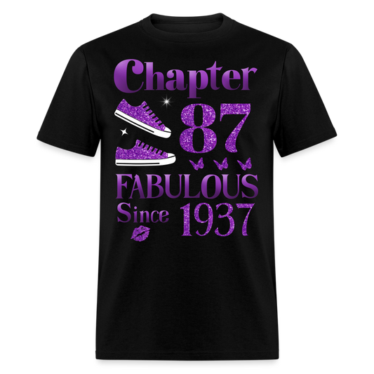 CHAPTER 87-1937 UNISEX SHIRT - black