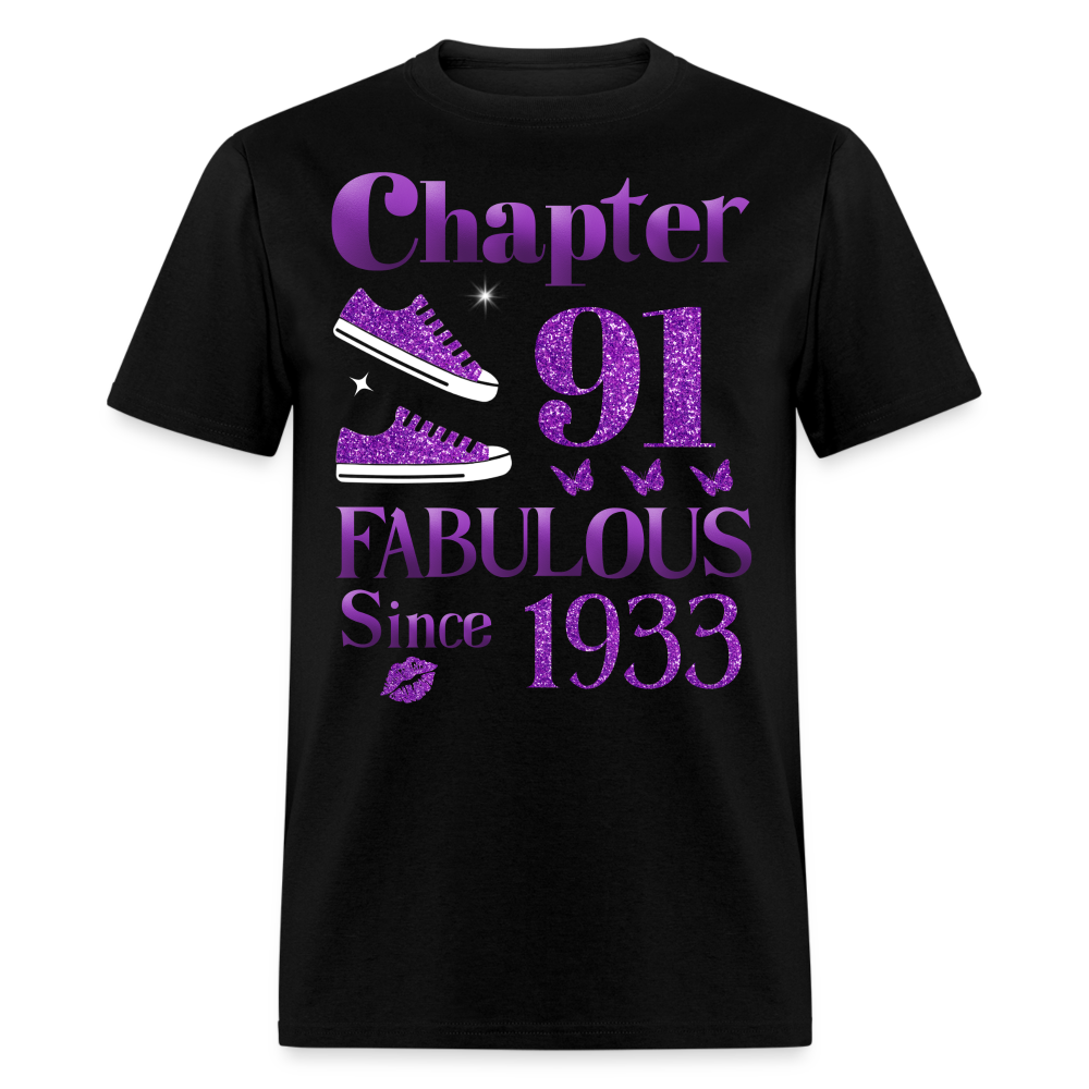 CHAPTER 91-1933 UNISEX SHIRT - black