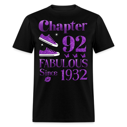 CHAPTER 92-1932 UNISEX SHIRT - black