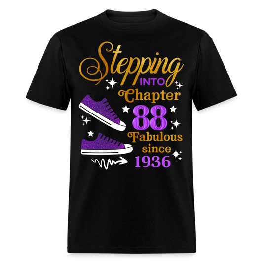 STEPPING CHAPTER 88-1936 FABULOUS UNISEX SHIRT - black