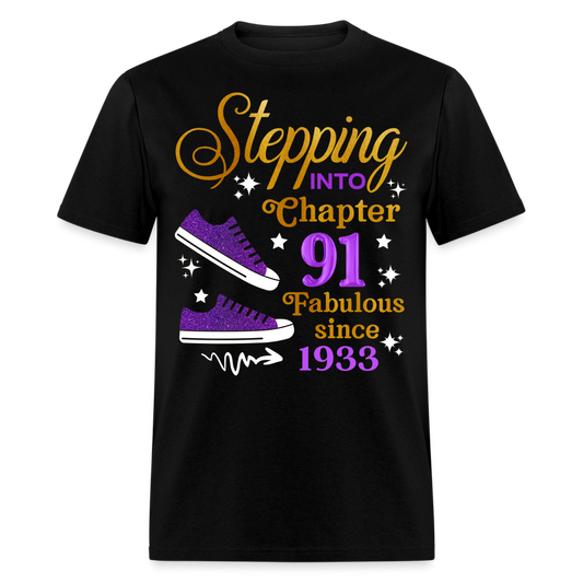 STEPPING CHAPTER 91-1933 FABULOUS UNISEX SHIRT - black