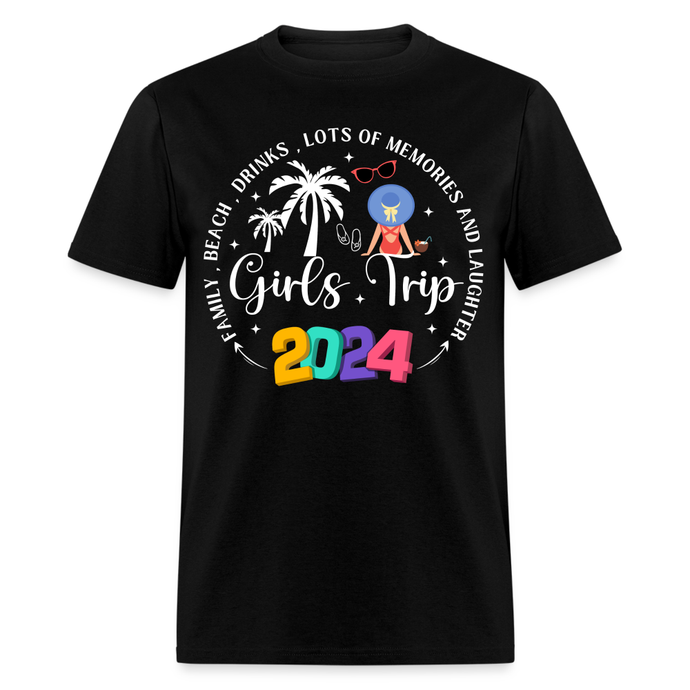 GIRLS TRIP 2024 SHIRT - black