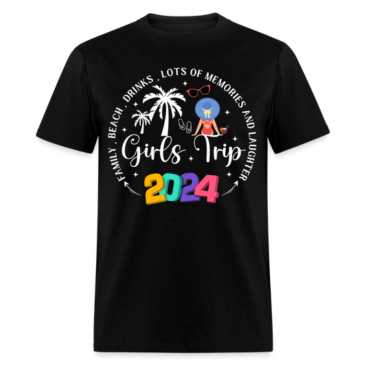 GIRLS TRIP 2024 SHIRT - black