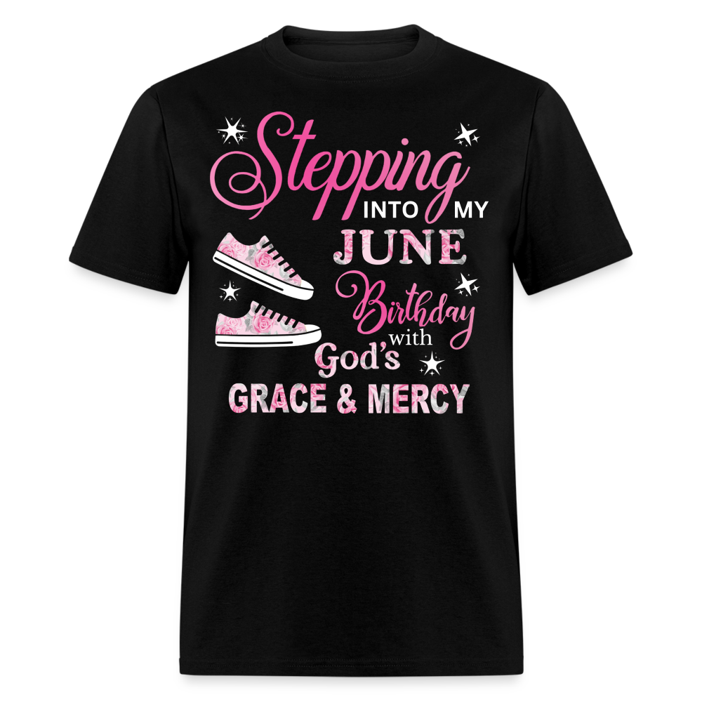 STEPPING INTO JUNE GRACE WITHOUT DATE SHIRT - black