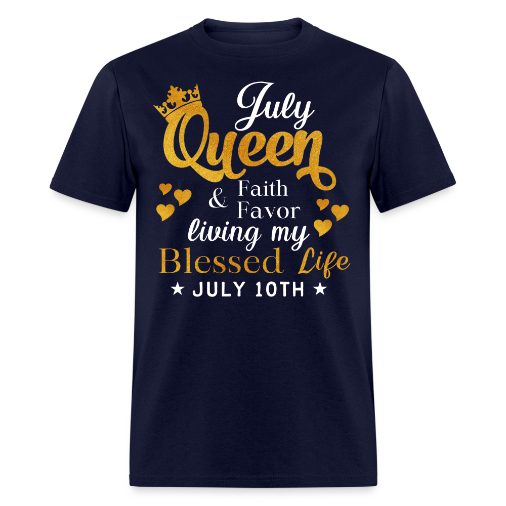 10TH JULY QUEEN FAITH AND FAVOR UNISEX SHIRT